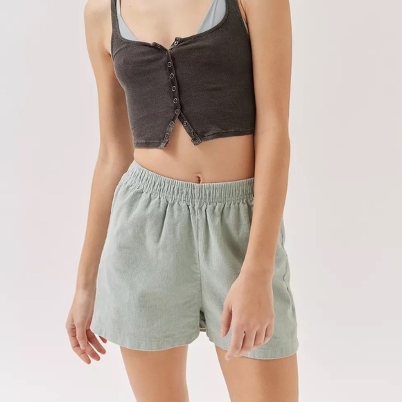 Urban Renewal Remade Overdyed Cord Pull-On Short - Picture 1 of 8